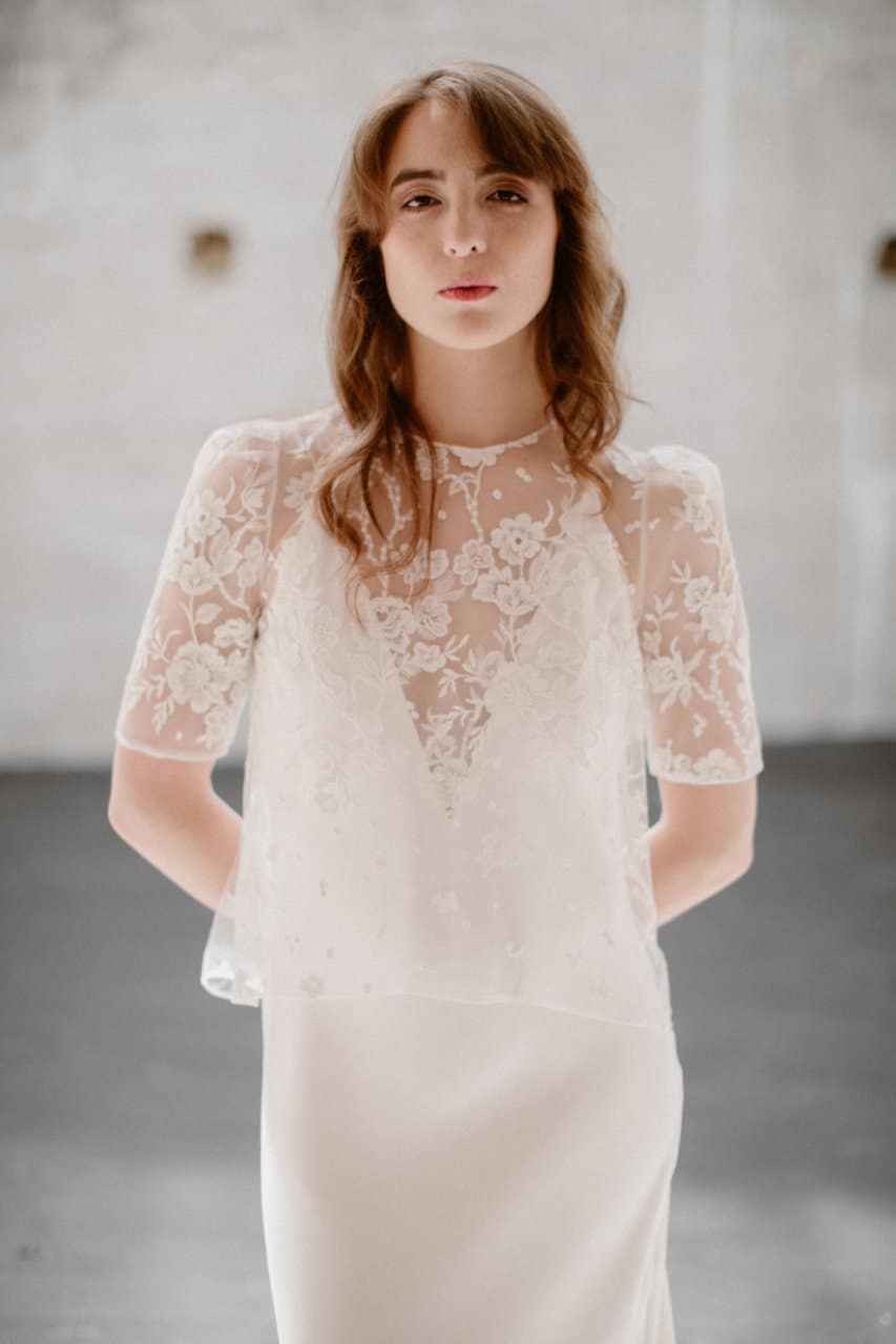 robe de mariée Ares de Atelier Swan en exclusivité chez Blanche & brune : le showroom de robes de mariée de créateurs de seconde main
