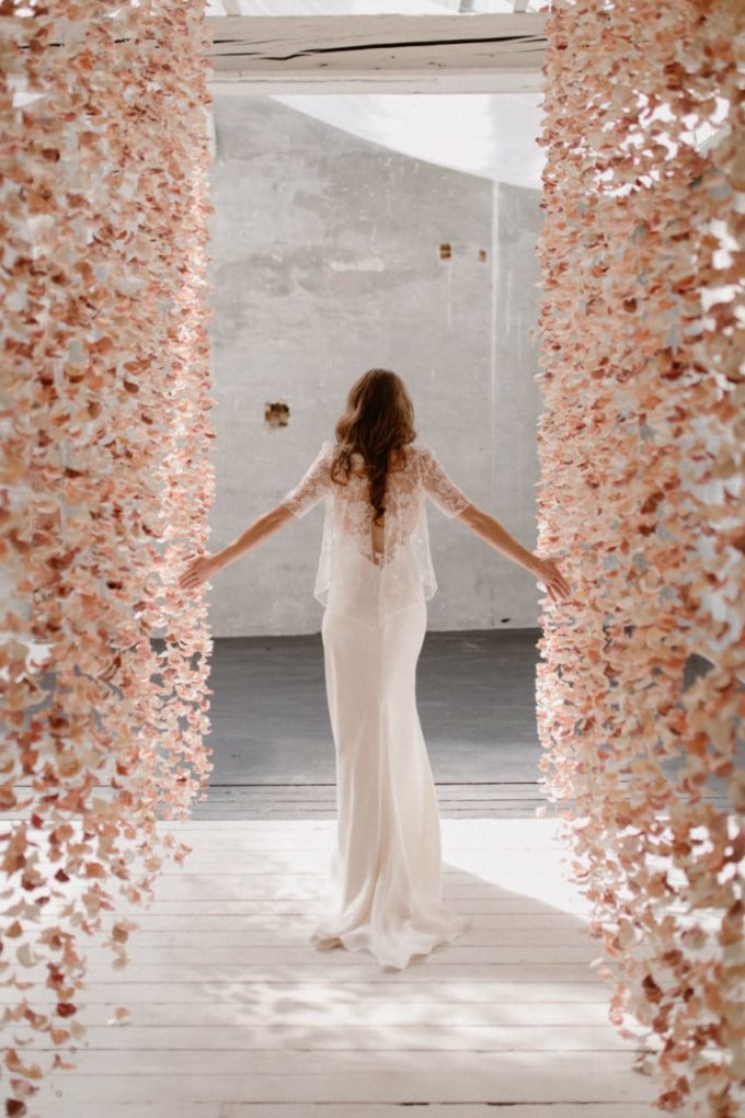 robe de mariée Ares de Atelier Swan en exclusivité chez Blanche & brune : le showroom de robes de mariée de créateurs de seconde main