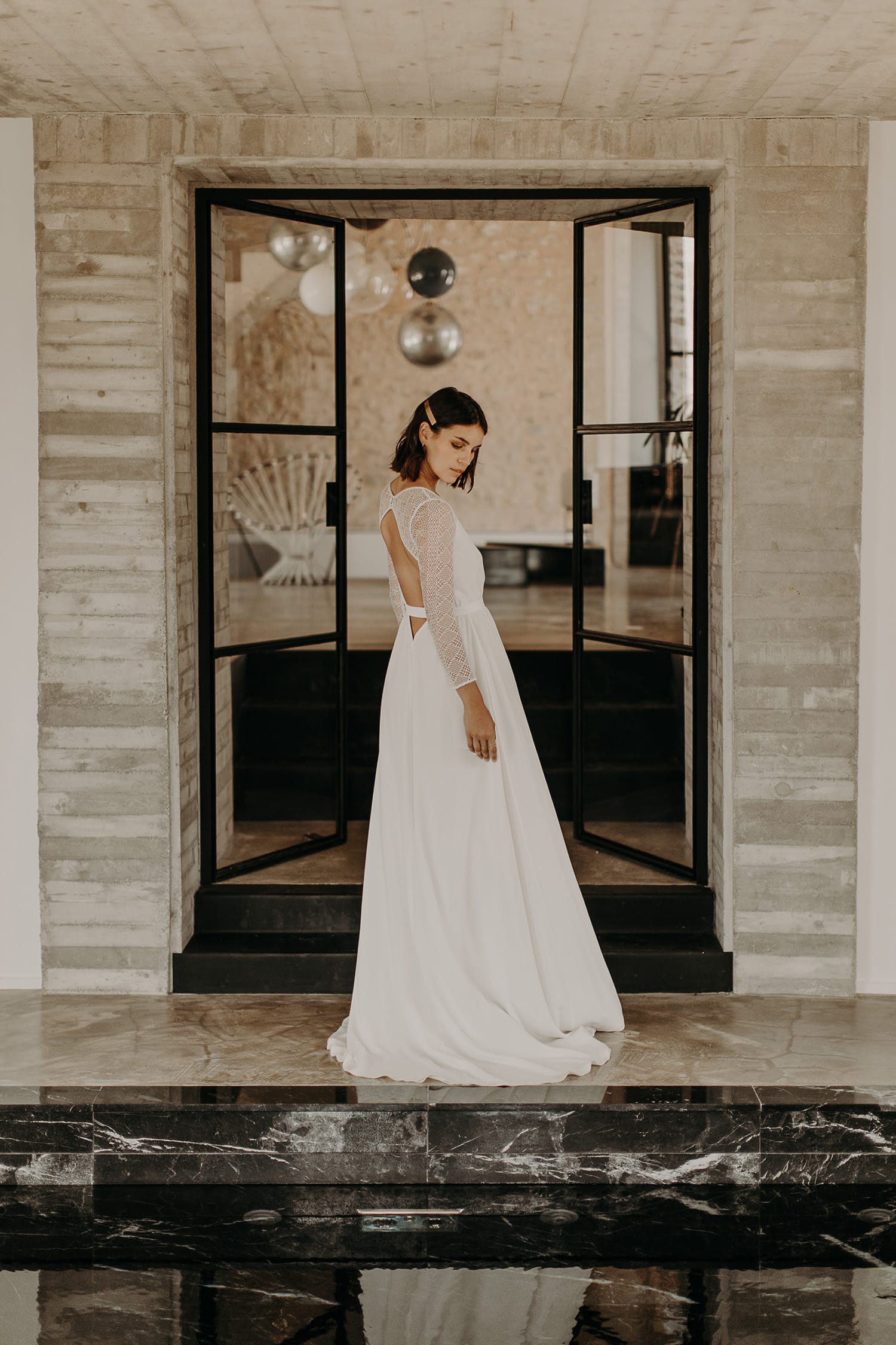 robe de mariée Angele de Camille Marguet en exclusivité chez Blanche & brune : le showroom de robes de mariée de créateurs de seconde main
