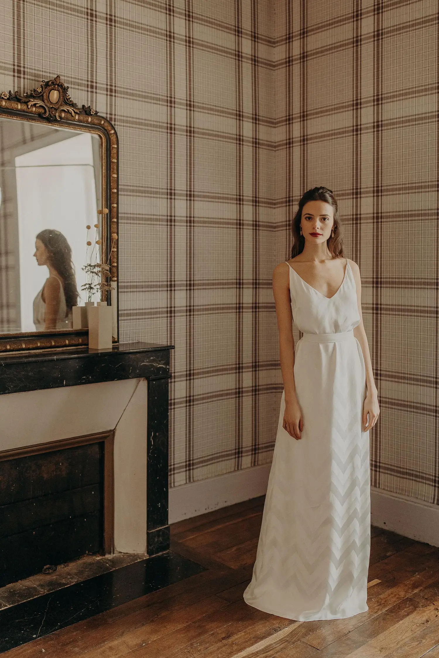 Robe de mariée Tribeca de Camille Marguet en exclusivité chez Blanche & brune : le showroom de robes de mariée de créateurs de seconde main