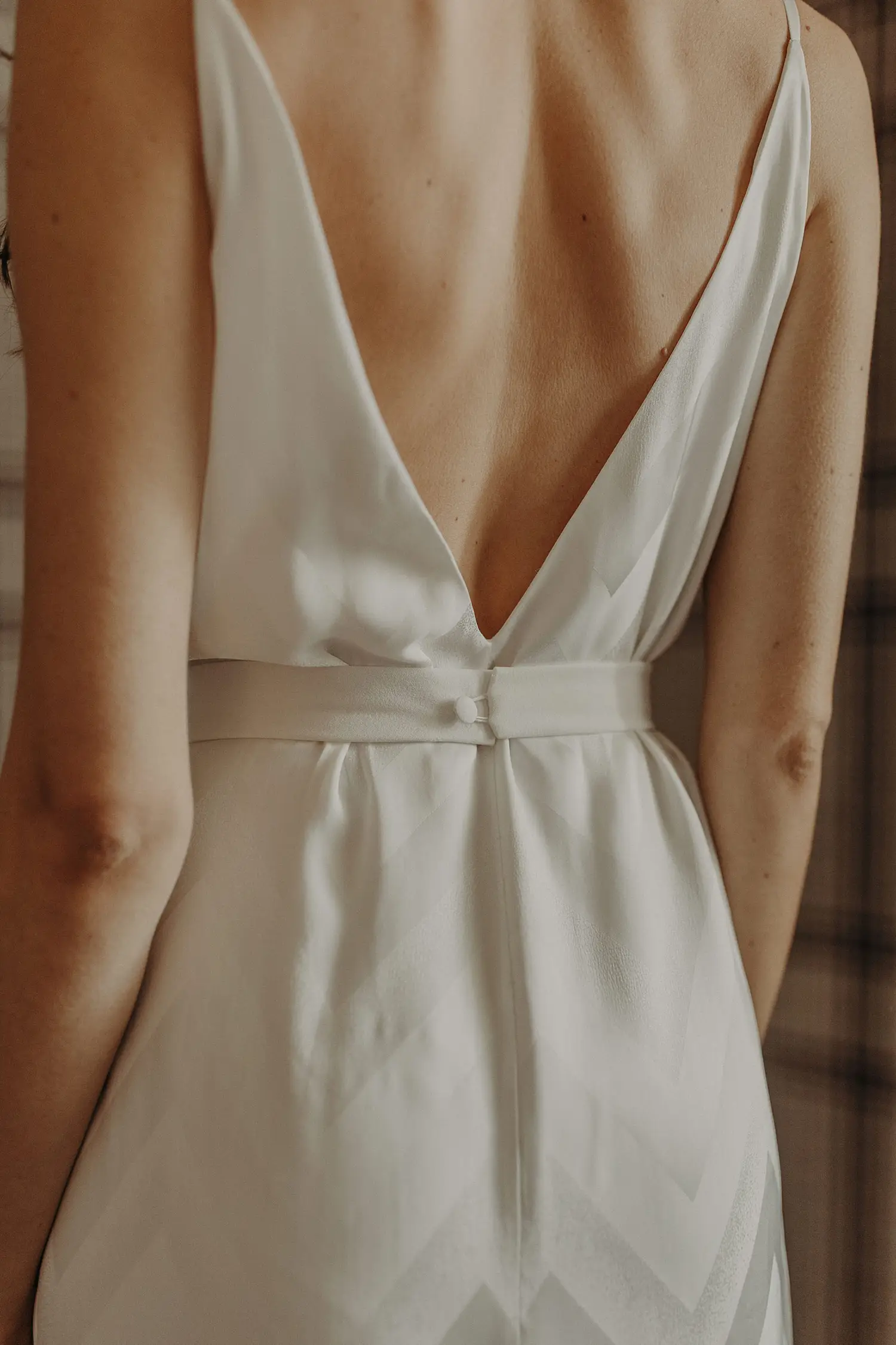 Robe de mariée Tribeca de Camille Marguet en exclusivité chez Blanche & brune : le showroom de robes de mariée de créateurs de seconde main