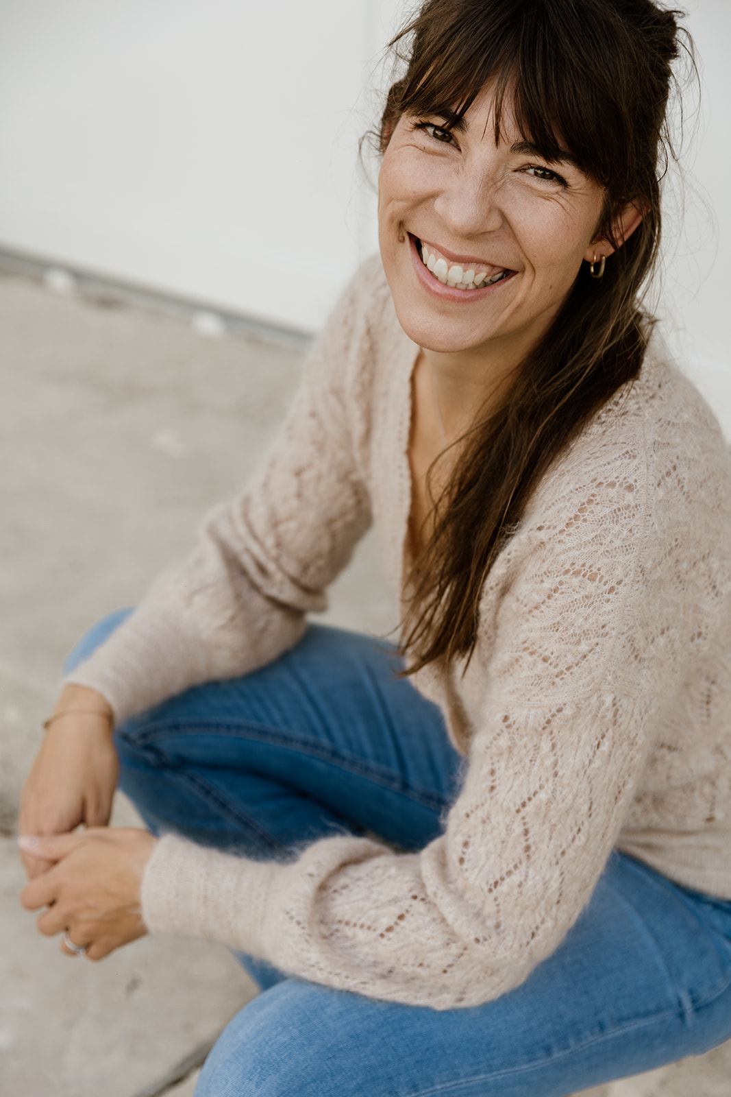 Portrait de maité bailleul la creatrice de Blanche et brune
