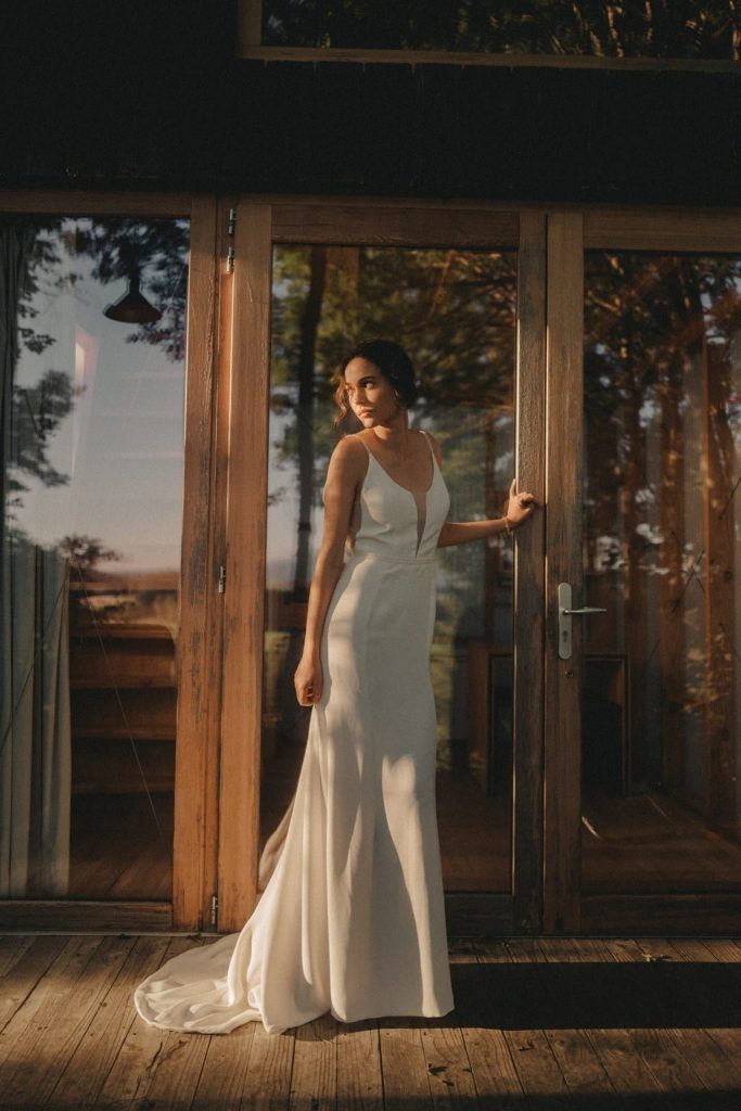 blanche et brune robe de mariee maison maelie mondrian 2