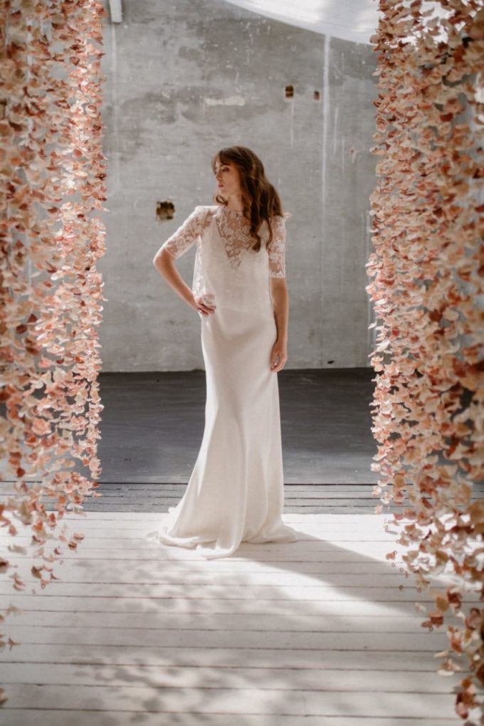 robe de mariée Ares de Atelier Swan en exclusivité chez Blanche & brune : le showroom de robes de mariée de créateurs de seconde main