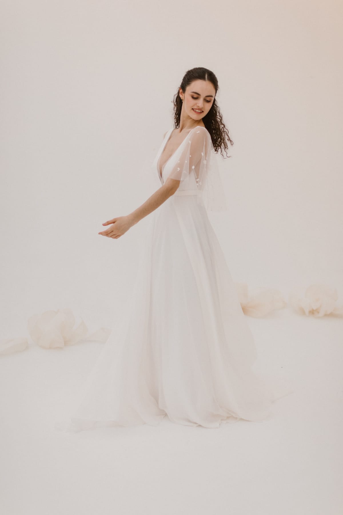 robe de mariée Maddy de Atelier Swan en exclusivité chez Blanche & brune : le showroom de robes de mariée de créateurs de seconde main