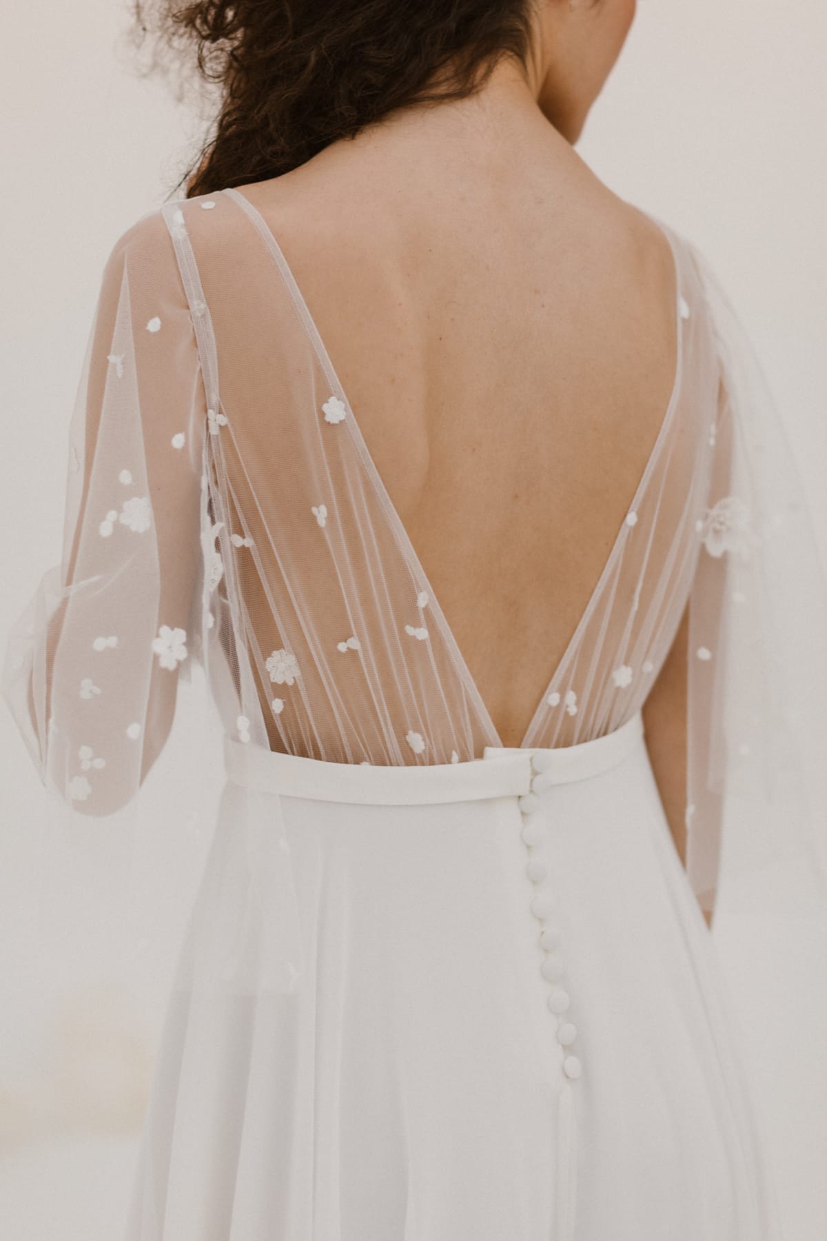 robe de mariée Maddy de Atelier Swan en exclusivité chez Blanche & brune : le showroom de robes de mariée de créateurs de seconde main