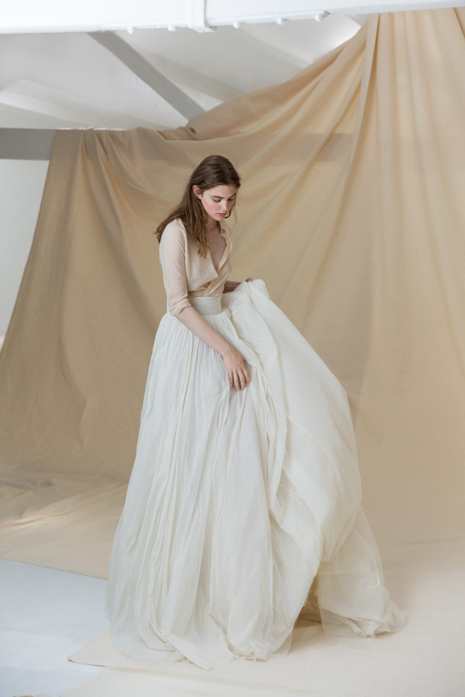 blanche et brune robe de mariee cortana tutu 2